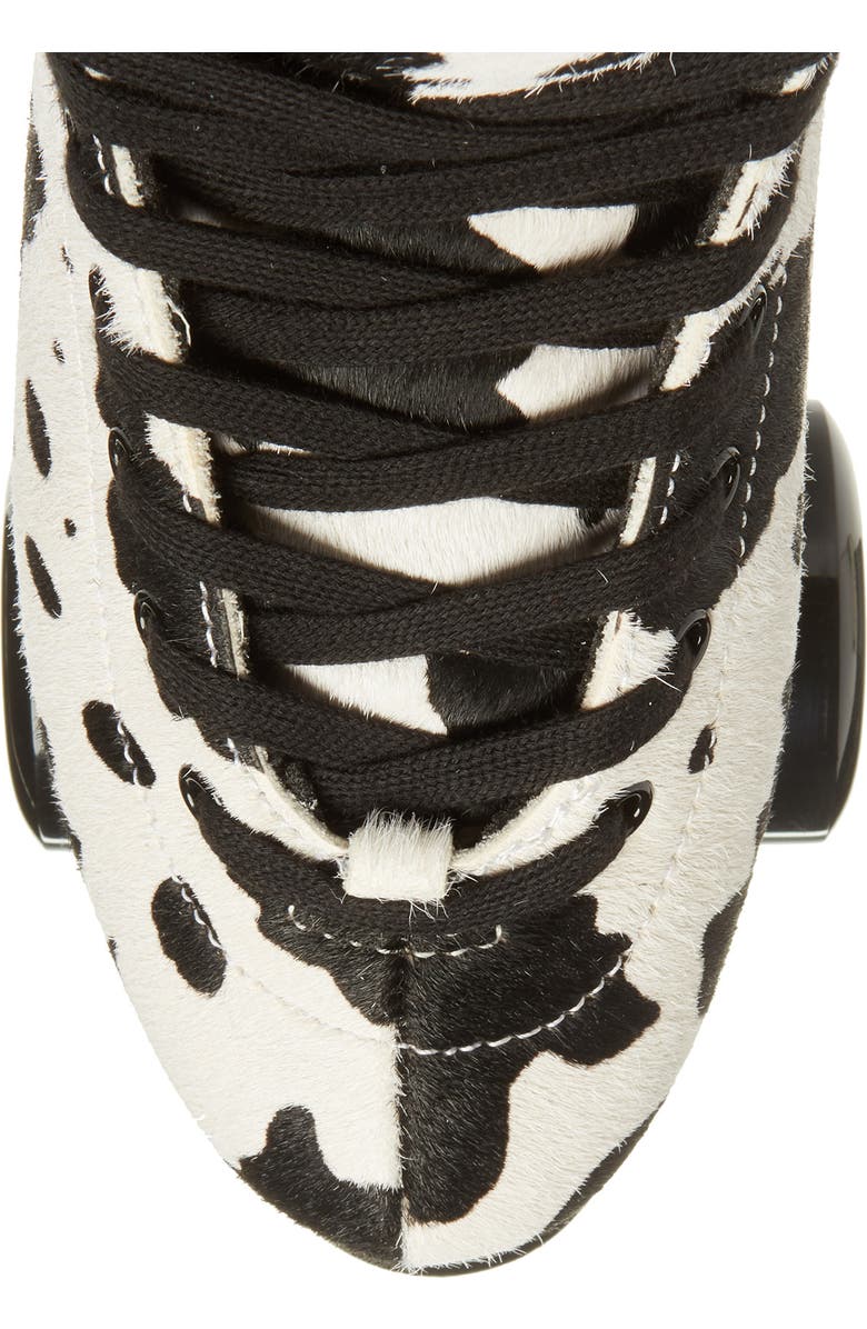 INTENTIONALLY BLANK Whip It Genuine Calf Hair Roller Skates, Alternate, color,