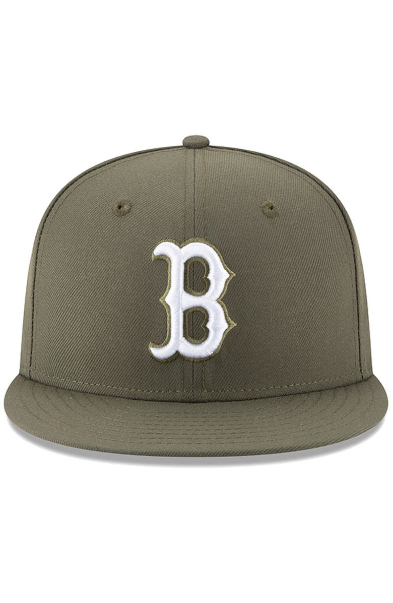 New Era Boston Red Sox New Era Fashion Color Basic 59FIFTY Fitted Hat - Green, Alternate, color, 