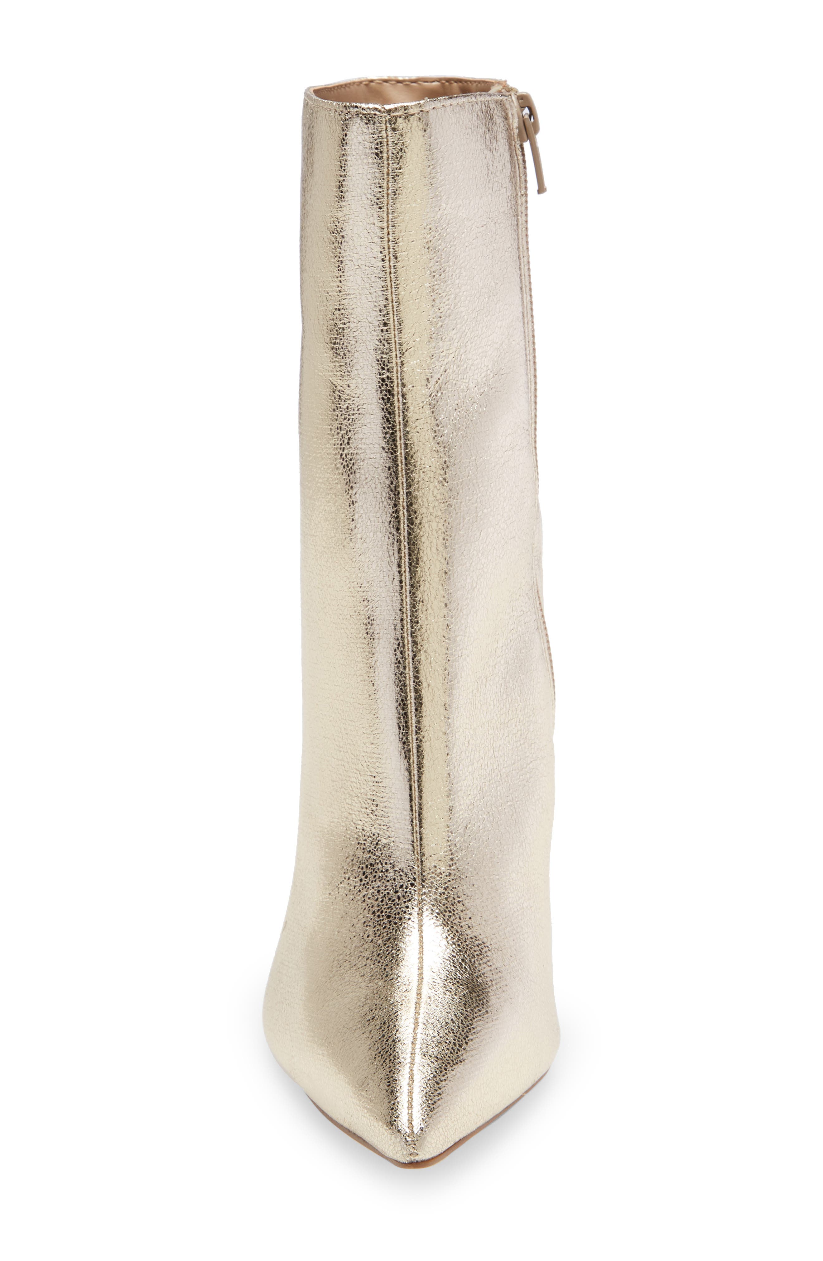 Vivy Pointed Toe Boot, Alternate, color, GOLD