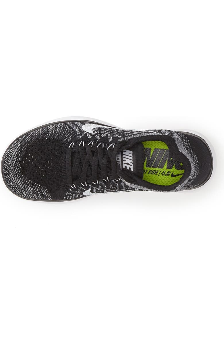 Nike 'Free 4.0 Flyknit' Running Shoe, Alternate, color,