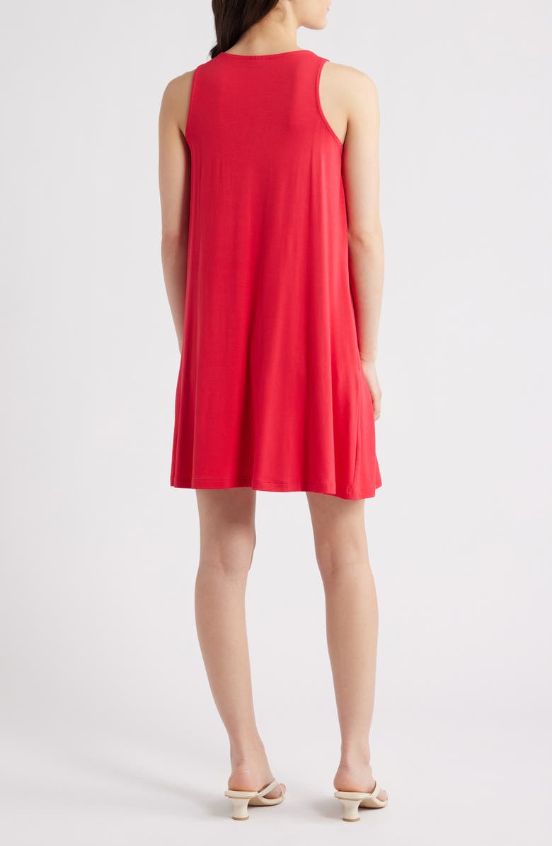 APNY Sleeveless Trapeze Dress, Alternate, color, Red