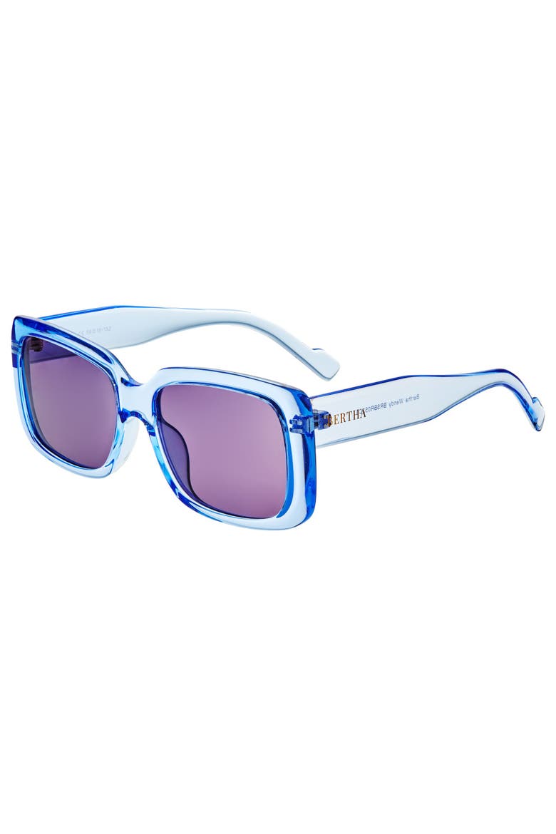 Wendy Polarized Sunglasses, Main, color, Periwinkle/Purple