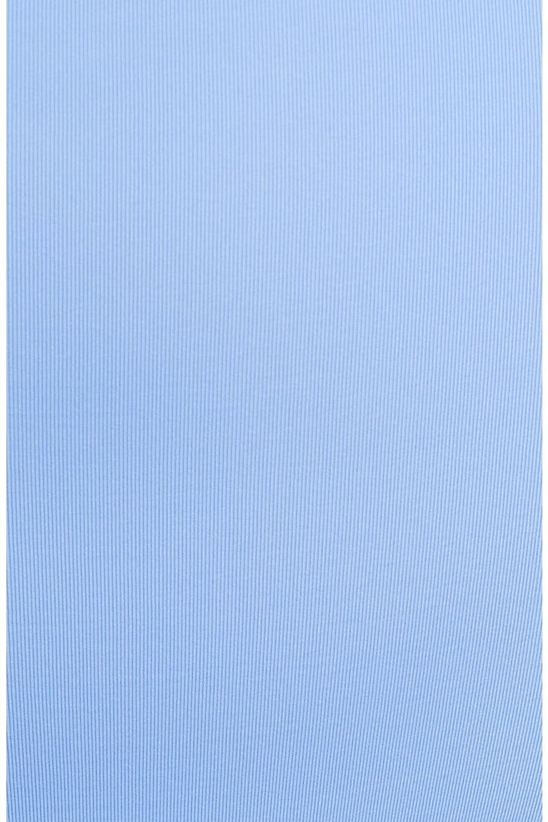 L Space Portia Girl High Waist Bikini Bottoms, Alternate, color, CREAM/ PALE BLUE