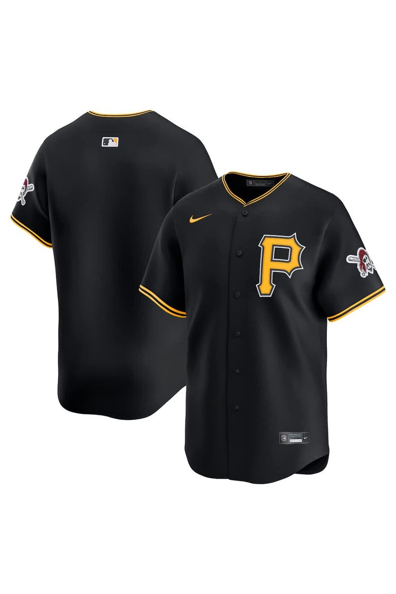 Men's Nike Black Pittsburgh Pirates Alternate Limited Jersey, Alternate, color, Black