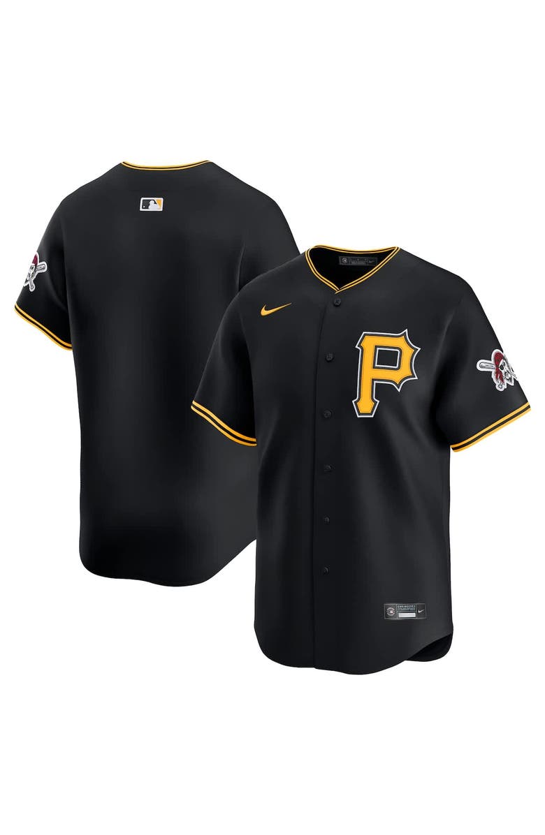 Nike Men's Nike Black Pittsburgh Pirates Alternate Limited Jersey, Alternate, color, Black