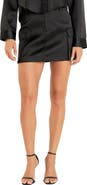 Endless Rose Satin Cargo Miniskirt