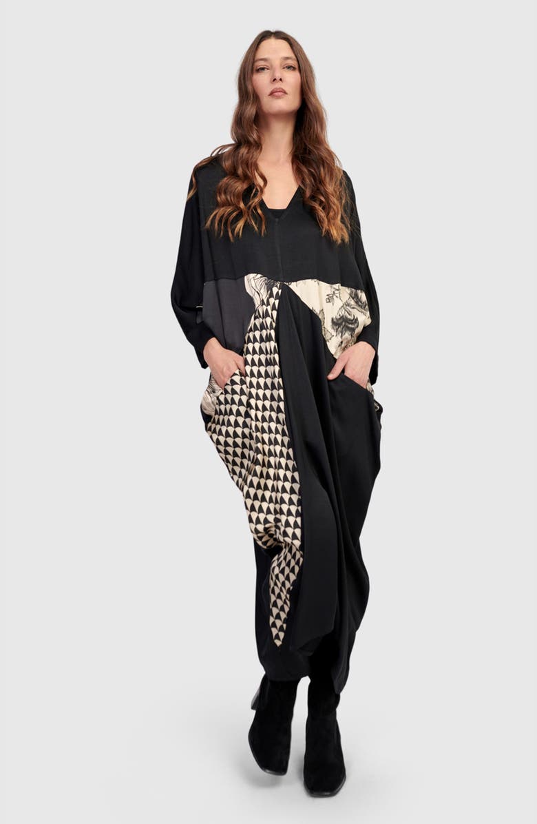 Alembika Grecian Caftan Dress, Alternate, color, Mix