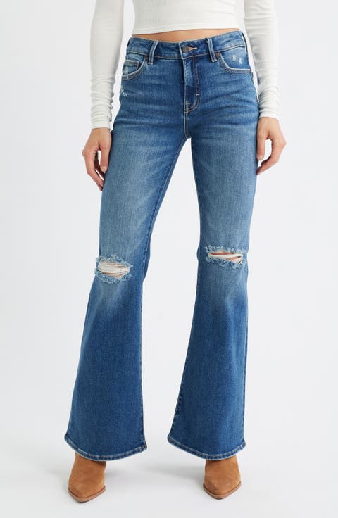 Women's Mid Rise Flare Jeans | Nordstrom