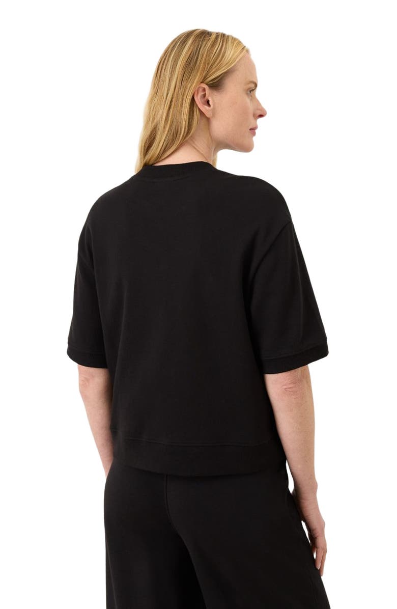 Pact Organic Cotton Airplane Sweatshirt Tee, Alternate, color, Black