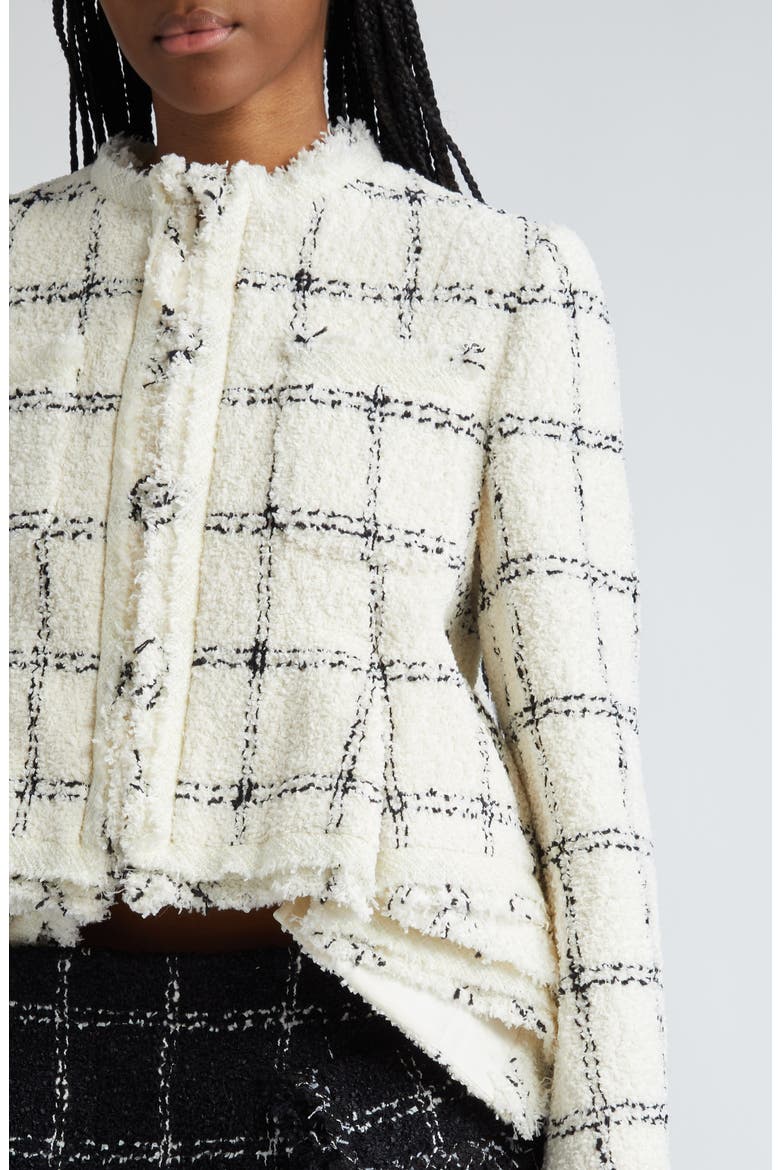 Tweed Jacket, Alternate, color, OFF WHITE