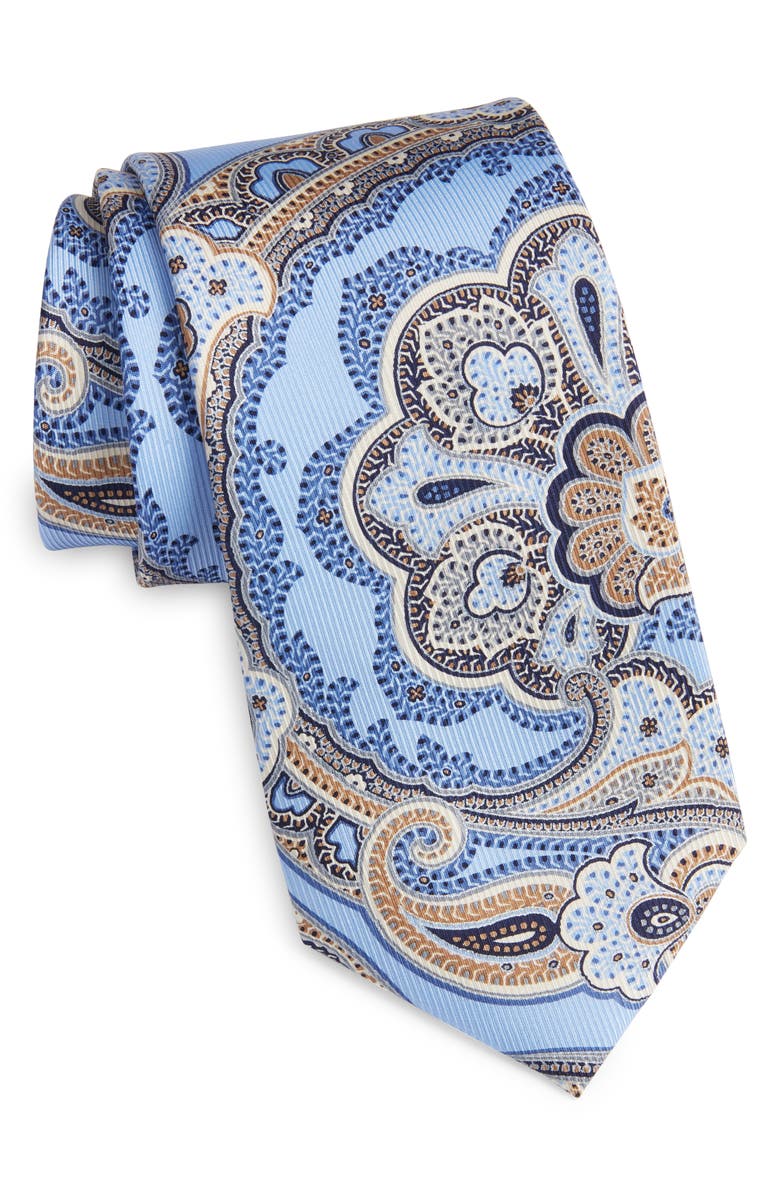 Nordstrom Paisley Silk Tie, Main, color, 