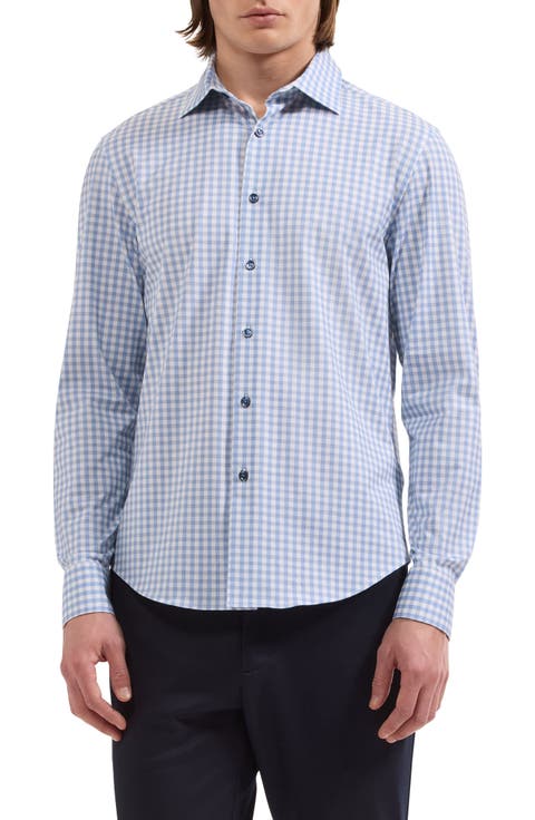 James OoohCotton® Gingham Check Button-Up Shirt