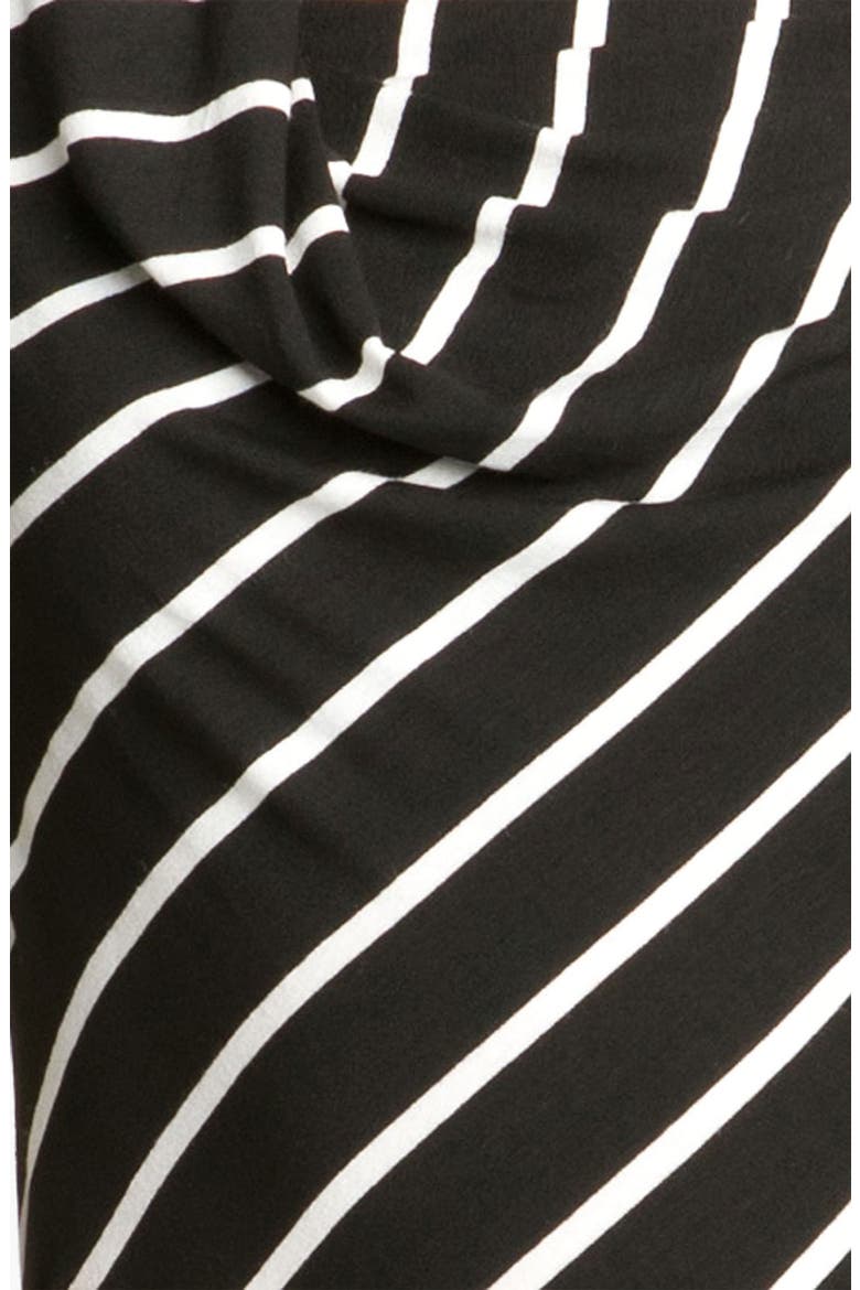 'Viva' Stripe Top, Alternate, color, BLACK/ CREME