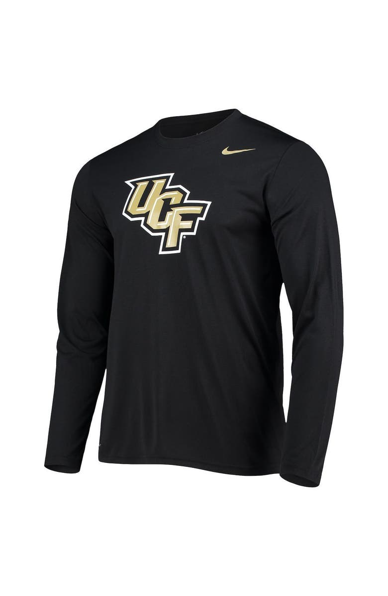 Nike Men's Nike Black UCF Knights School Logo Legend Performance Long Sleeve T-Shirt, Alternate, color,