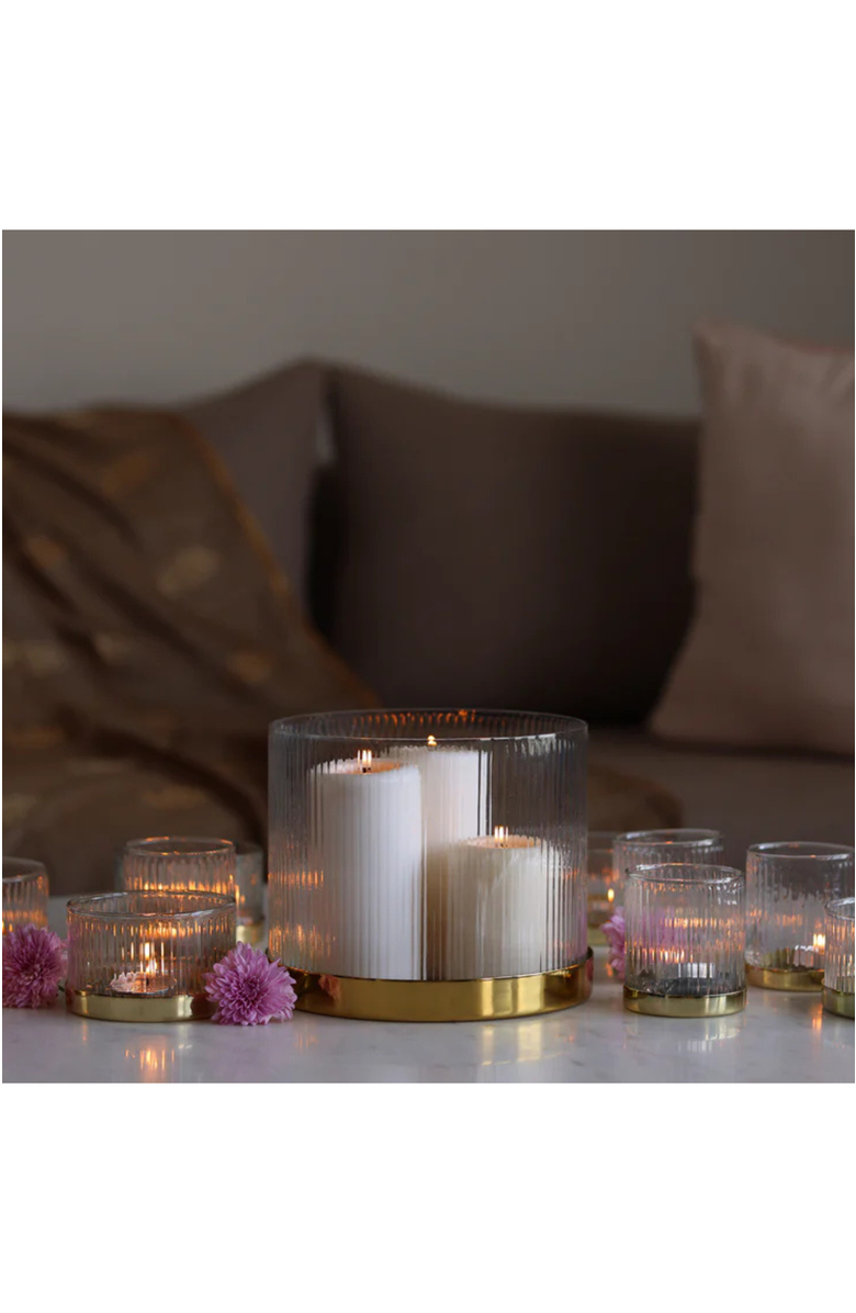 Fluted Glass Vase