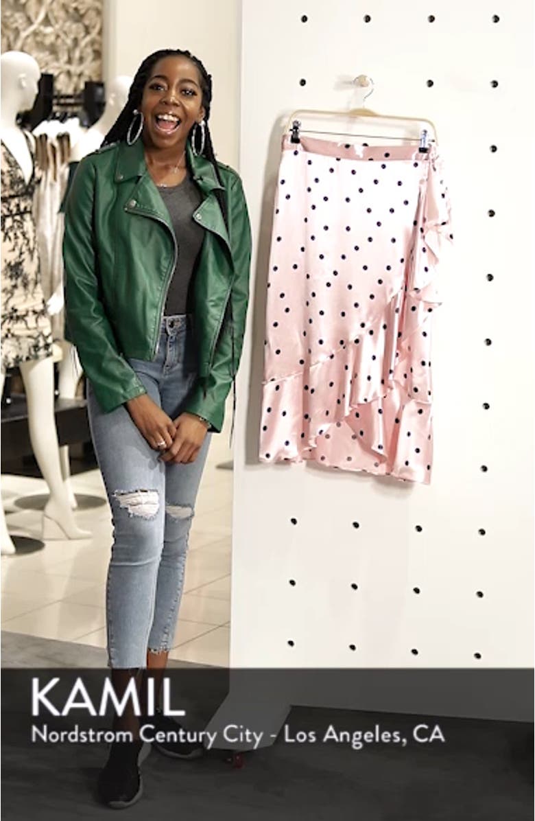 Satin Spot Ruffle Skirt, sales video thumbnail