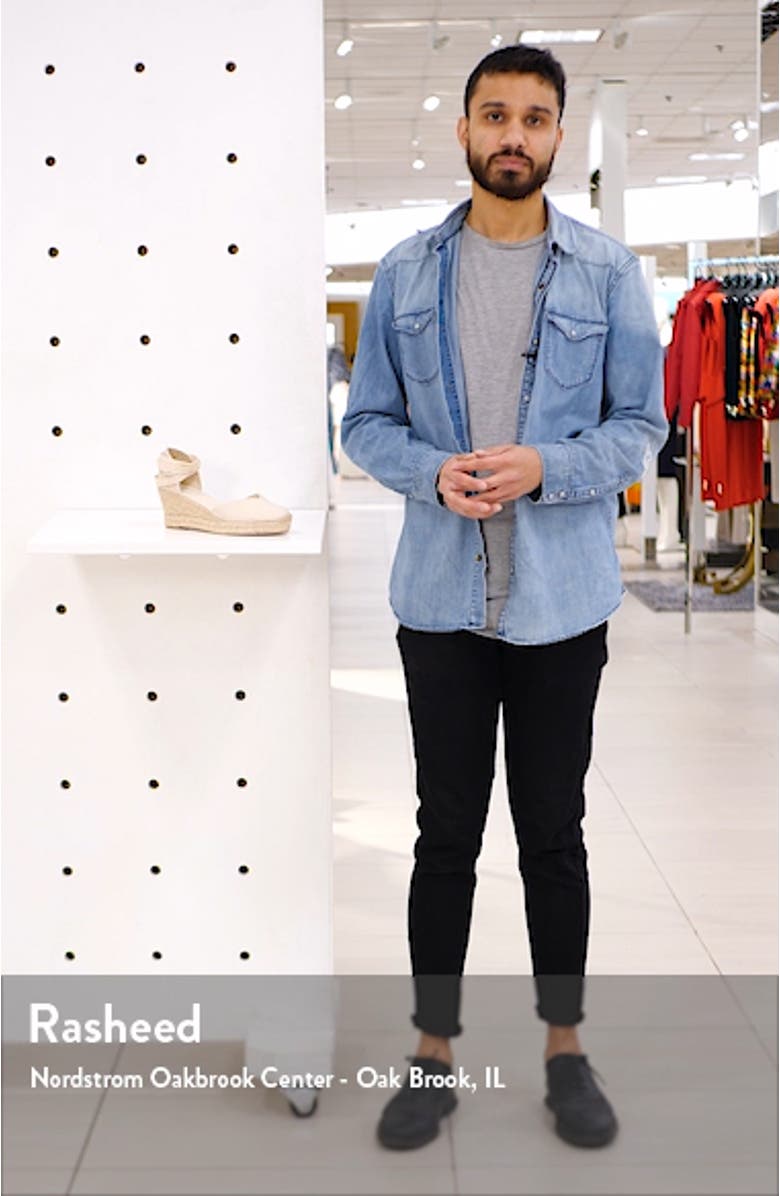 Lyon Ankle Wrap Wedge Espadrille, sales video thumbnail