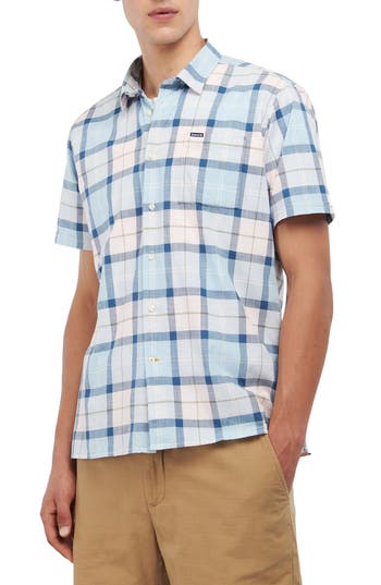 Barbour Gordon Plaid Short Sleeve Button-up Shirt