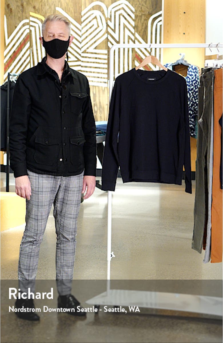 Fleece Raglan Crewneck Sweatshirt, sales video thumbnail