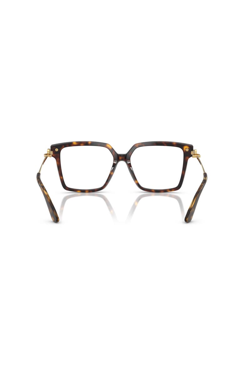 Dolce&Gabbana 56mm Square optical glasses, Alternate, color, Tortoise
