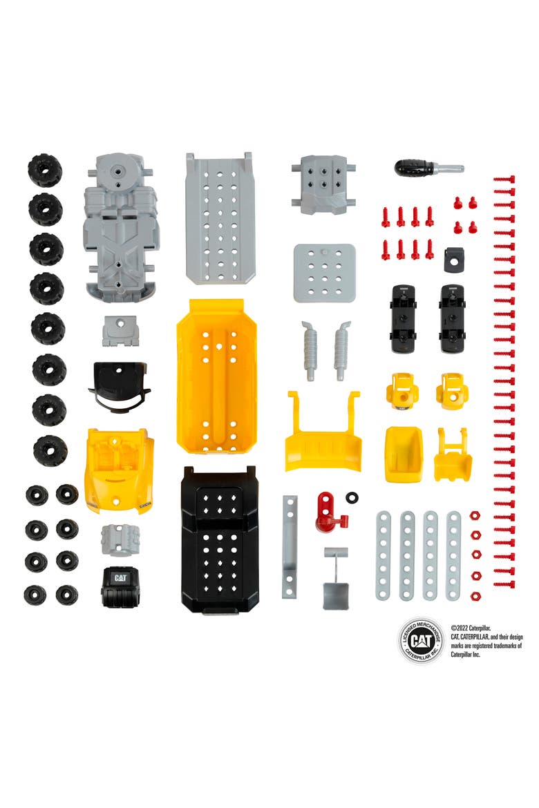 Cat 4In1 Screw Truck Assembly Construction Set, 23 Pieces, Alternate, color, Multicolored