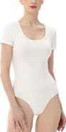 Kimi & Kai Women's U-Neck Basic Bodysuit