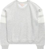 Walking on Sunshine Kids' Athlete Stripe Cloud Sweatshirt