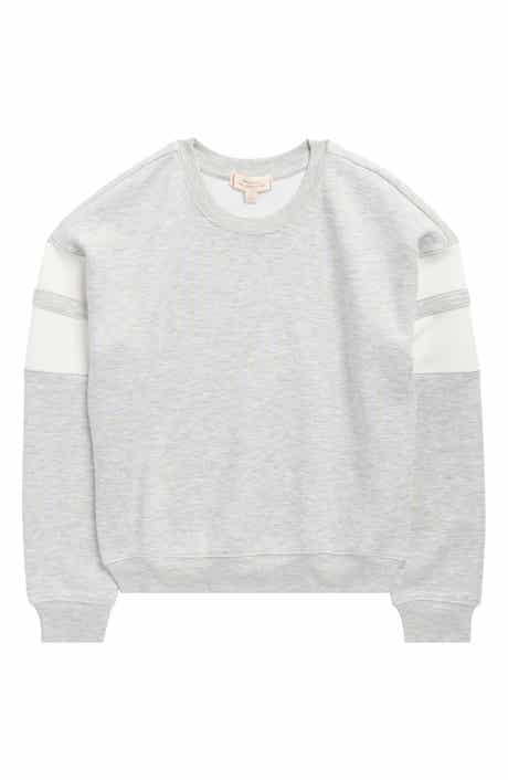 Walking on Sunshine Kids' Athlete Stripe Cloud Sweatshirt