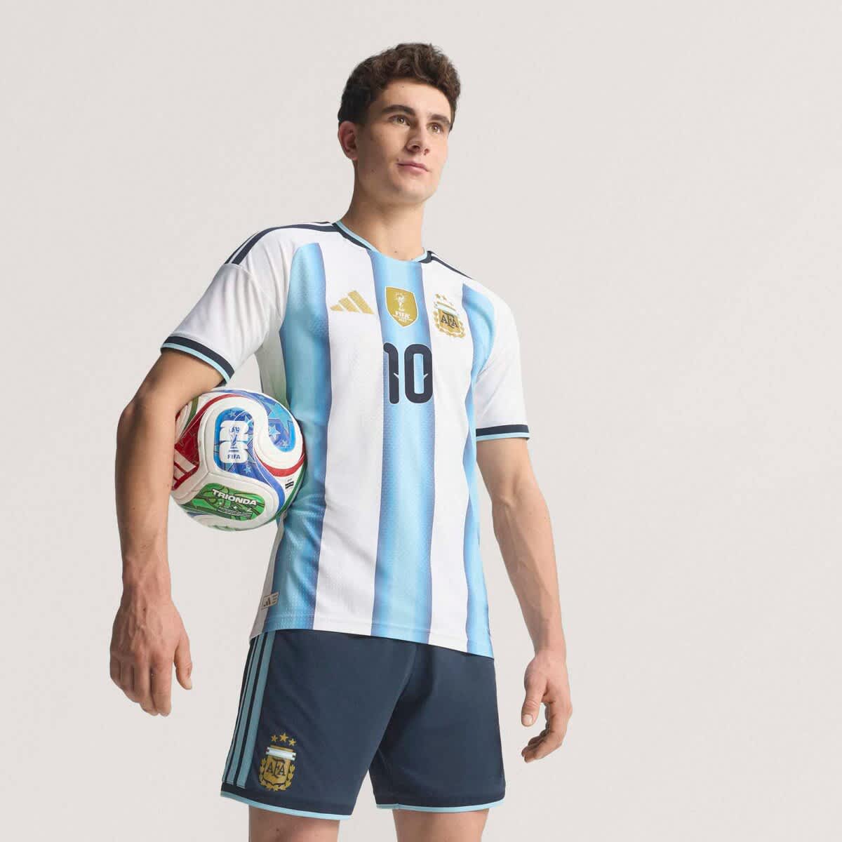 Men's Argentina National Team Lionel Messi adidas White FIFA x