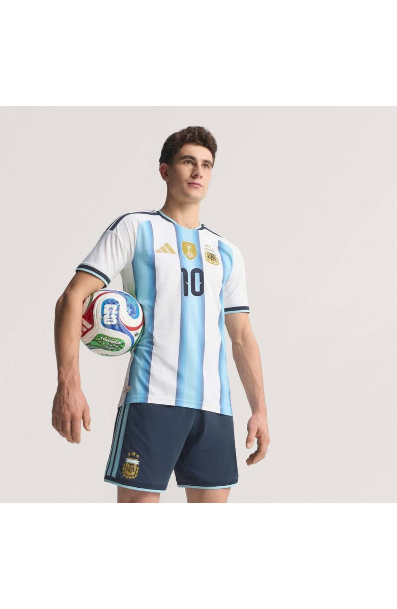 adidas Men's Argentina National Team Lionel Messi adidas White FIFA x World Cup 2026 Home On Field Authentic Jersey, Alternate, color, White
