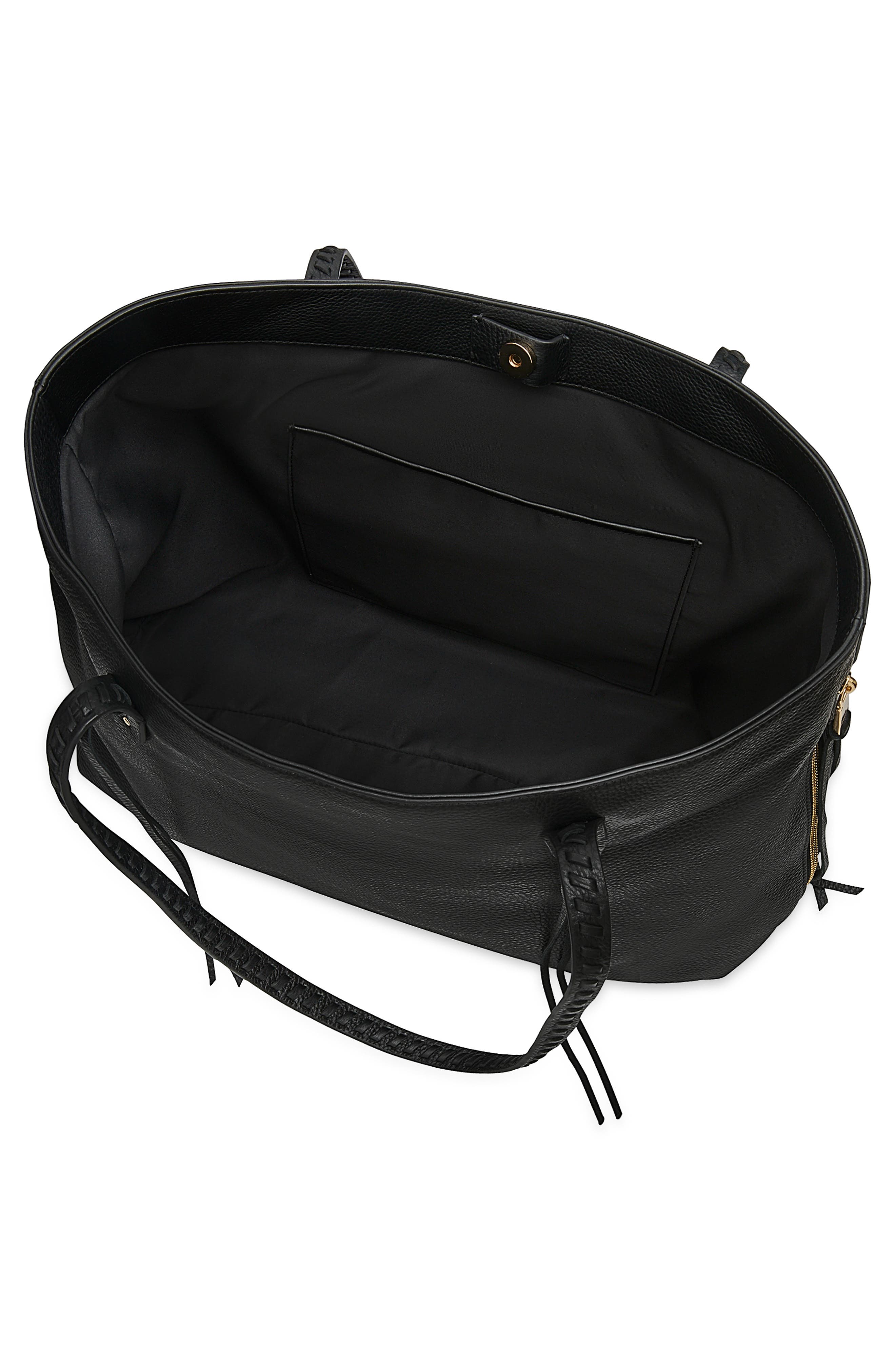 Rebecca Minkoff Mae Tote Bag, Alternate, color, Black