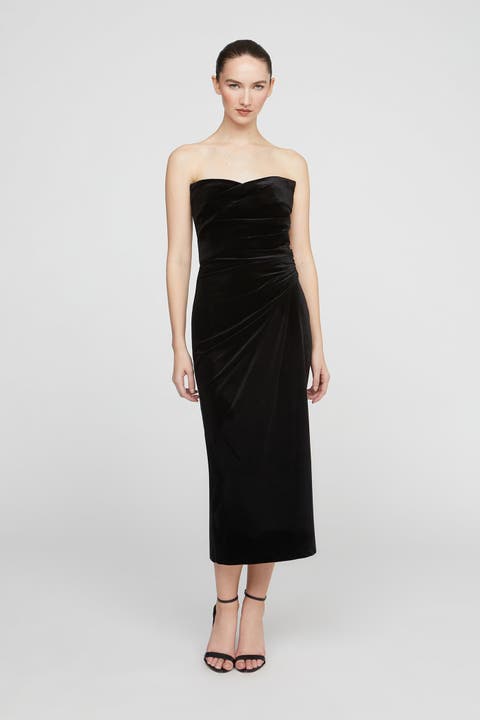 Imara Velvet Midi Dress