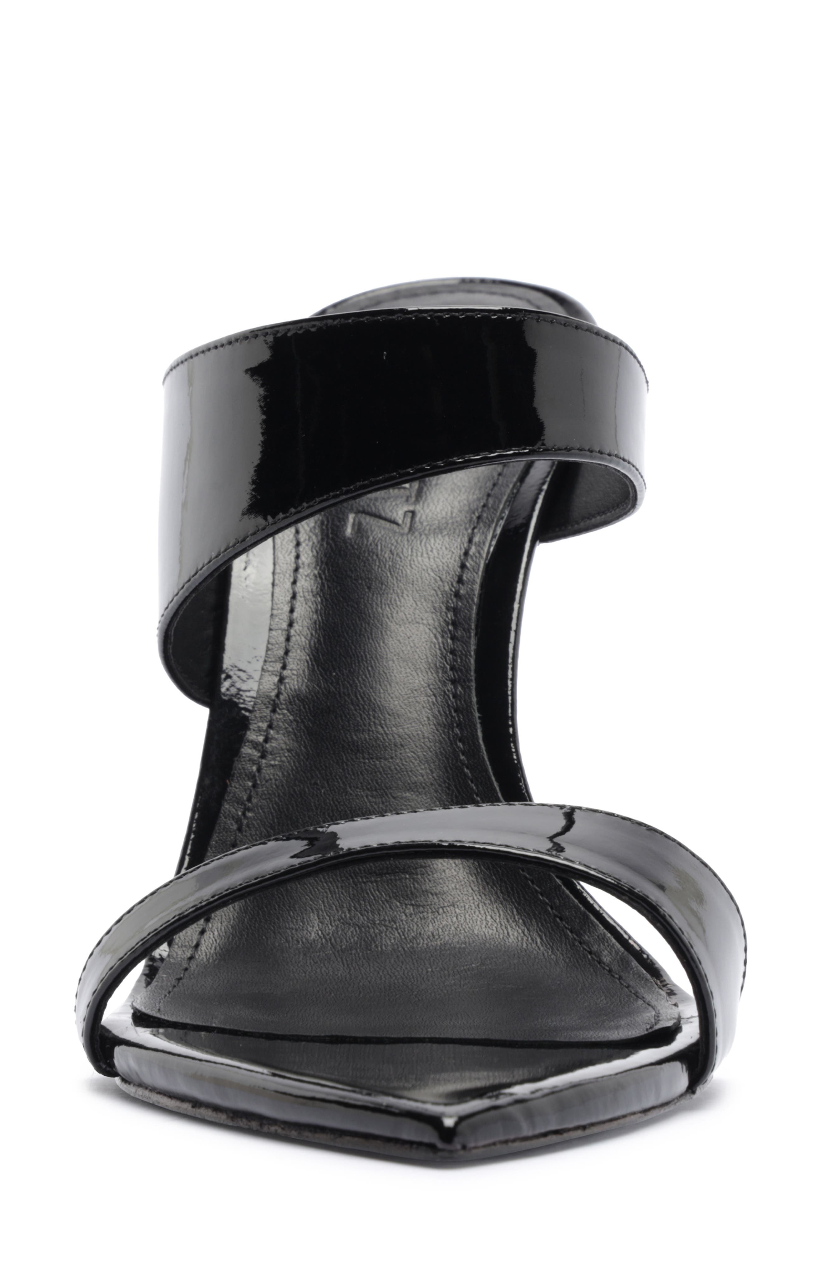 Jaselle Pointed Toe Sandal, Alternate, color, BLACK