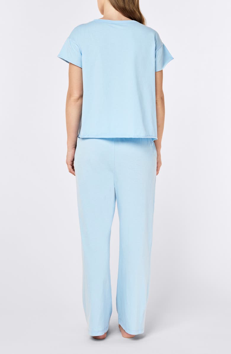 Papinelle Jada Organic Cotton Pajamas, Alternate, color, Blue Bell
