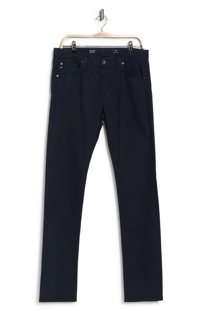 AG Tellis Slim Jeans, Alternate, color, Night Sea