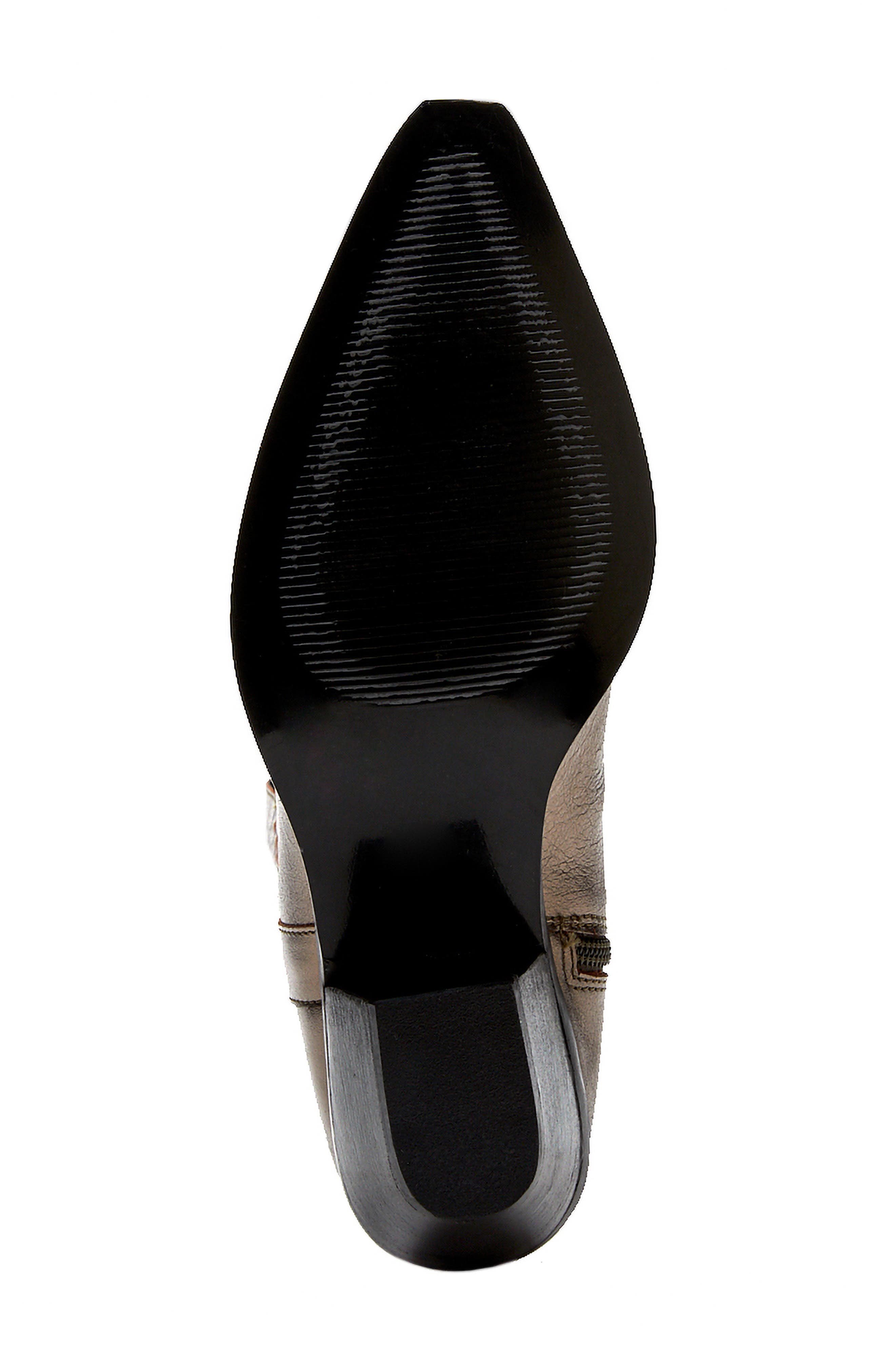 Agency Western Pointed Toe Boot, Alternate, color, PEWTER