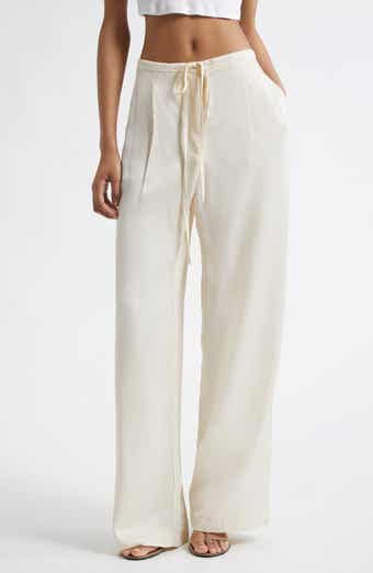 Róhe Relaxed Satin Drawstring Pants