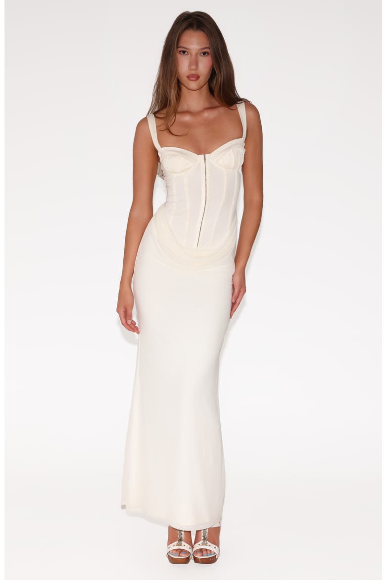 Ginny Maxi Dress, Alternate, color, WHITE