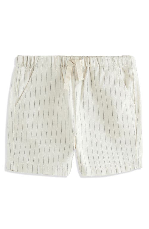 Next Kids' Striped Cotton Blend Drawstring Shorts