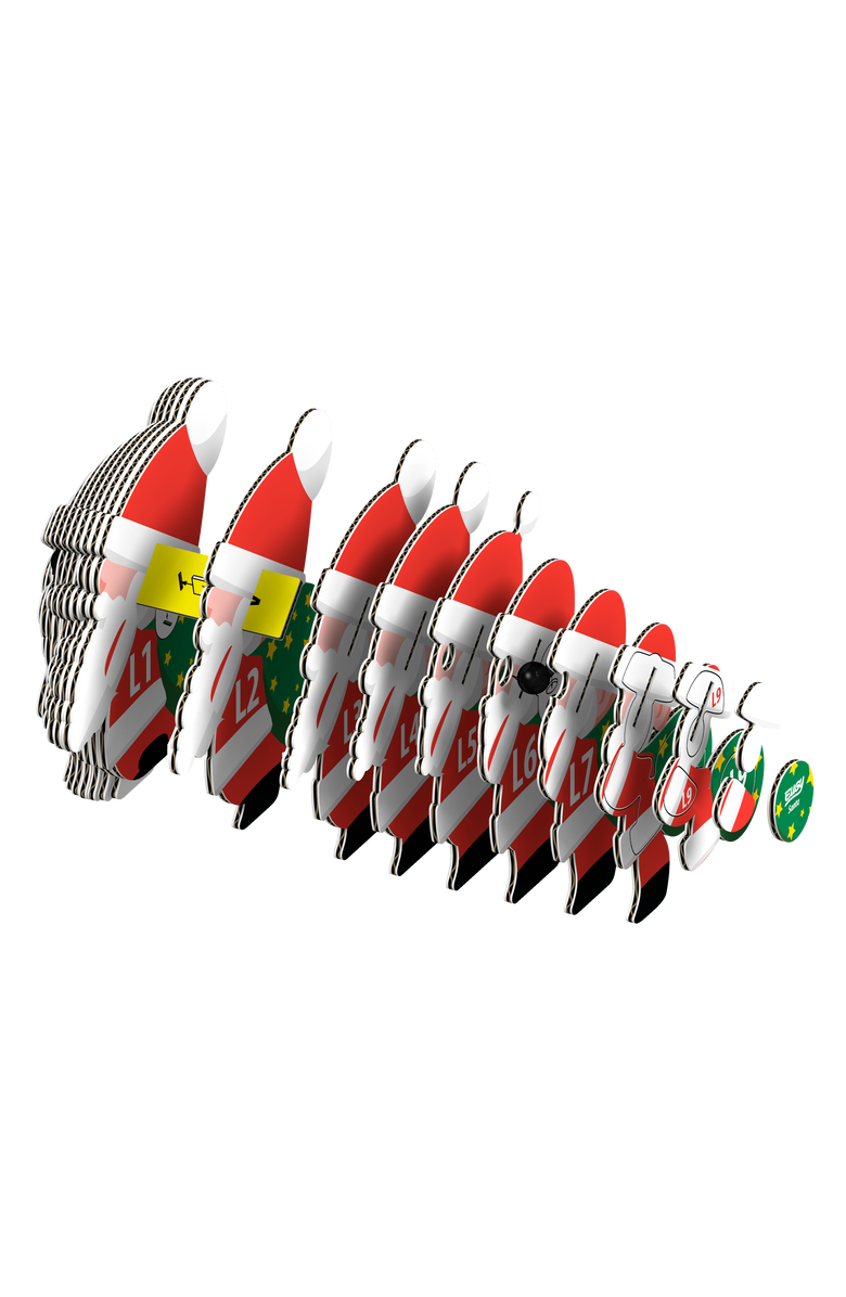 Eugy Puzzles Santa 3D Puzzle, Alternate, color, NO COLOR