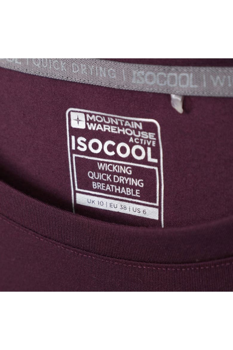 Quick Dry Long-sleeved Top, Alternate, color, Dark Purple