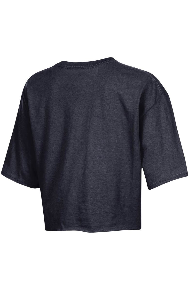 Champion Women's Champion Black Michigan State Spartans Cropped Boyfriend T-Shirt, Alternate, color, 