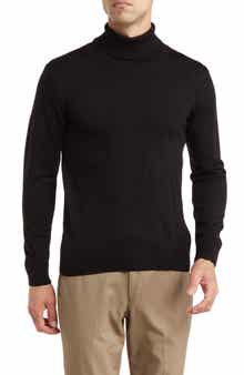 T.R. PREMIUM Tailored Recreation Wool & Cotton Blend Turtleneck