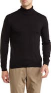 T.R. PREMIUM Tailored Recreation Wool & Cotton Blend Turtleneck