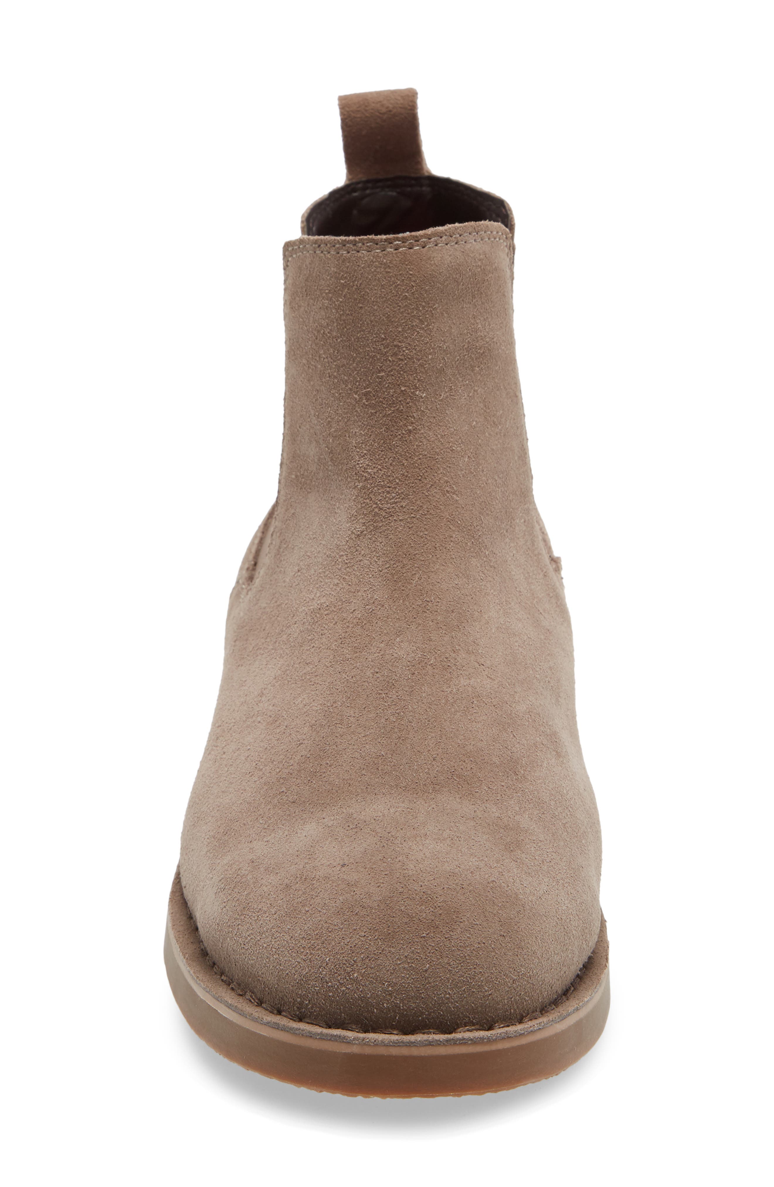 BP. Payce Suede Chelsea Boot, Alternate, color, Taupe Suede
