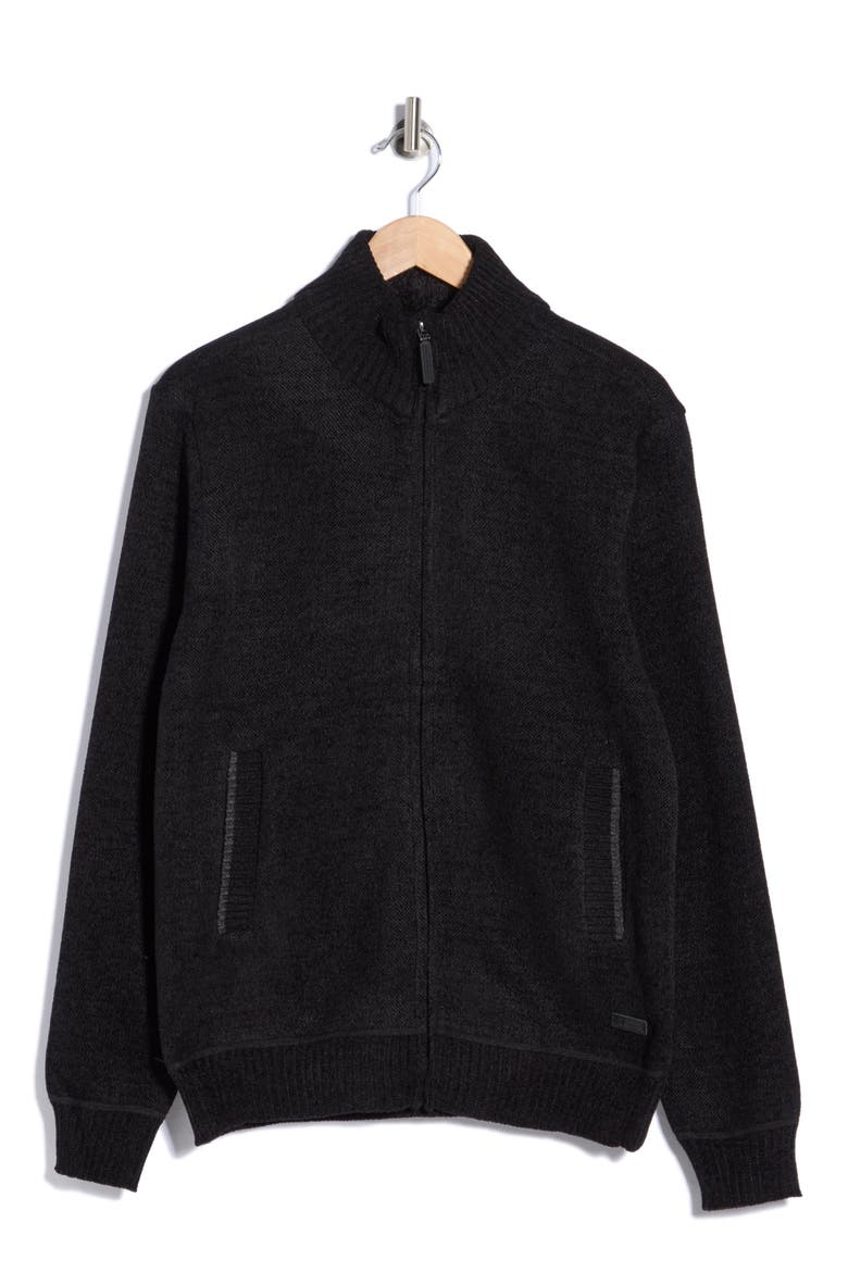 Walbert Chenille Cardigan, Main, color, BLACK COMBO