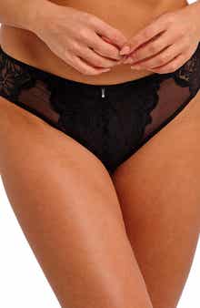 Abellia Lace & Mesh High Cut Briefs