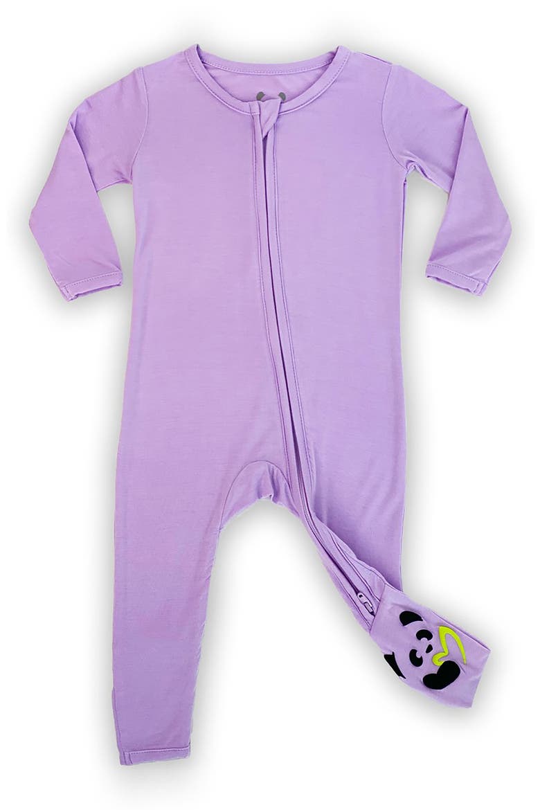Solid Convertible Footie, Main, color, LAVENDER