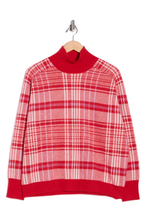 Vineyard Vines Cashmere Mock Neck Sweater In Red