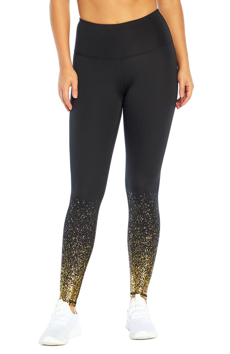 MARIKA Shimmer Hem Leggings, Main, color,